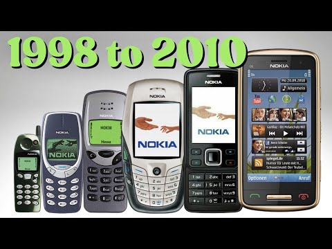 Nokia Phones Evolution (1998&ndash;2010) - The Real Classics