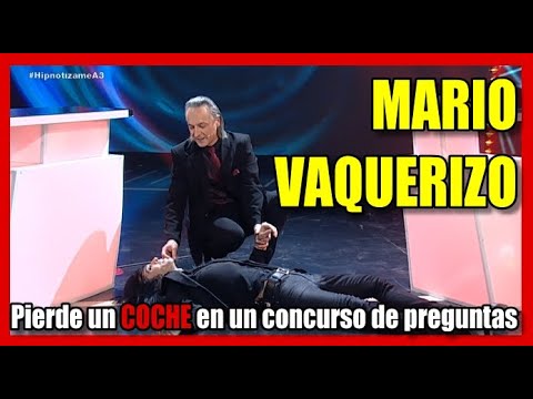 Mario Vaquerizo pierde UN COCHE en un concurso de preguntas.