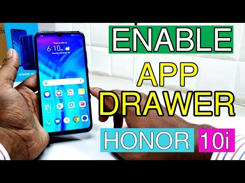 How To Enable App Drawer Mode on Honor 10i