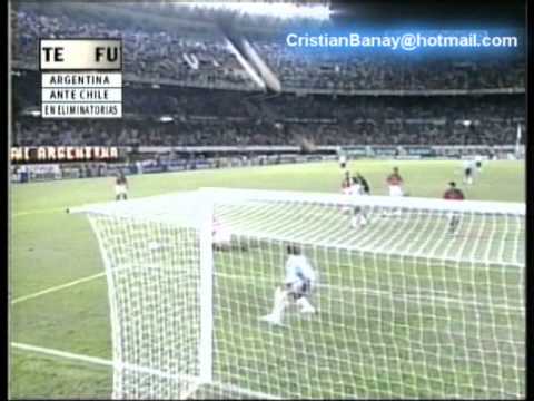 Argentina 4 Chile 1  Eliminatorias Japon-Corea 2002 Los goles