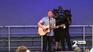 RAW VIDEO: Caleb Lee Hutchinson sings &#39;You&#39;ve got a friend in me&#39;