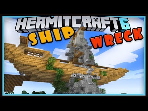 Hermitcraft Season 6: Shipwreck Rock Build!  (Minecraft 1.13 survival let's play Ep.7)