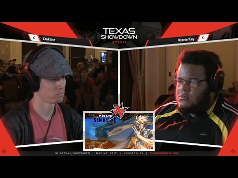 GUILTY GEAR REVELATOR TOP 8 TEXAS SHOWDOWN 2017 (DEKLINE) vs (KIZZIE KAY)