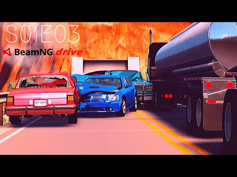 Beamng Drive: Seconds From Disaster (+Sound Effects) |Part 3| - S01E03