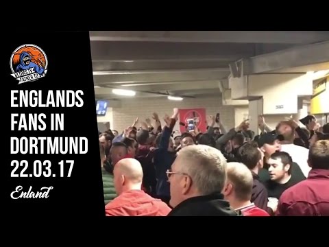 England fans in Dortmund 22.03.2017