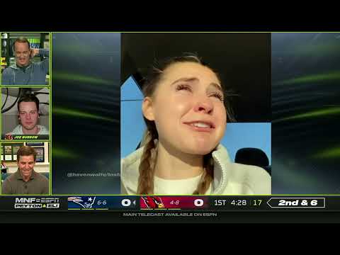 Joe Burrow responds to the iconic TikTok about him on Monday Night Football 😂