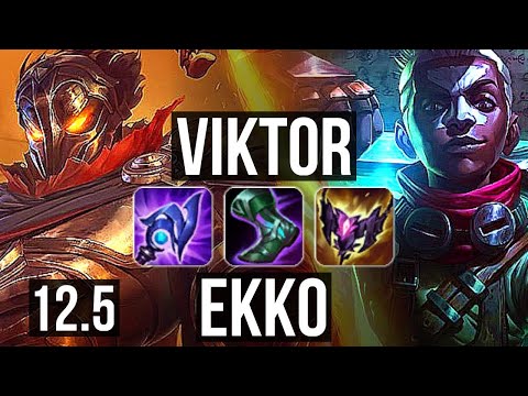 VIKTOR vs EKKO (MID) | 16/3/13, Legendary, 600+ games, 800K mastery | NA Diamond | 12.5