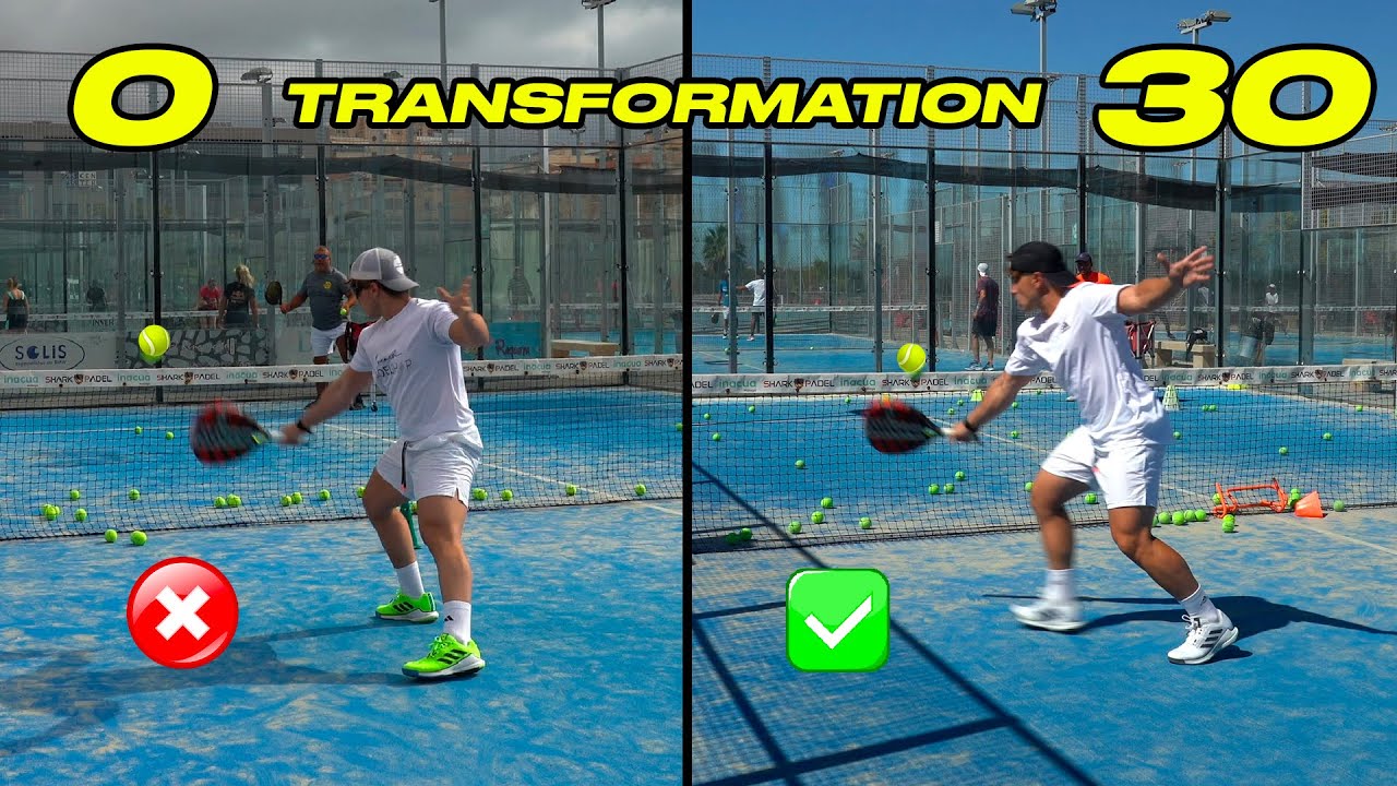 30-day Padel progress: footwork and dynamic drills for better shots.