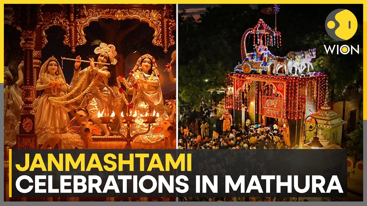Devotees Gather To Witness Grand 'Krishna Aarti' | WION News