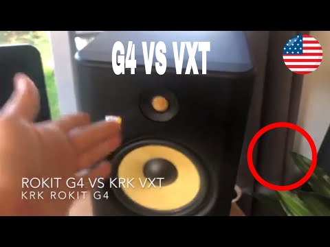 ✅  KRK Rokit G4 vs KRK VXT 🔴