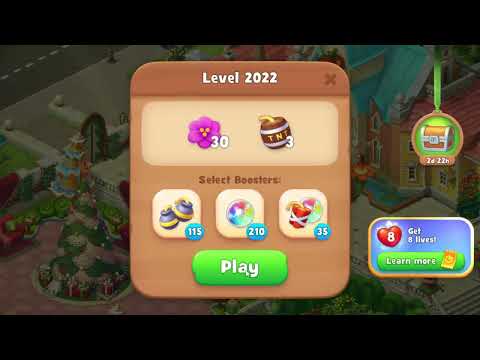 Gardenscapes 2022 Level - 18 moves - NO BooSTERS