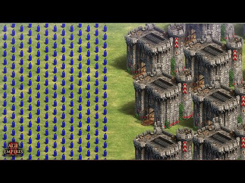 1000 Teutonic Knight Vs 50 Castle