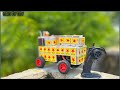 How To Make Tractor Trolley At Home Diy Star Matchbox Box Mini Toy Tractor DC Power Motor