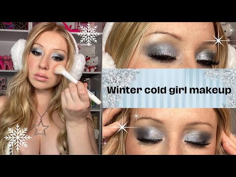 ☆ ❄️ Icy Cold Girl Winter Makeup Tutorial ❄️☆