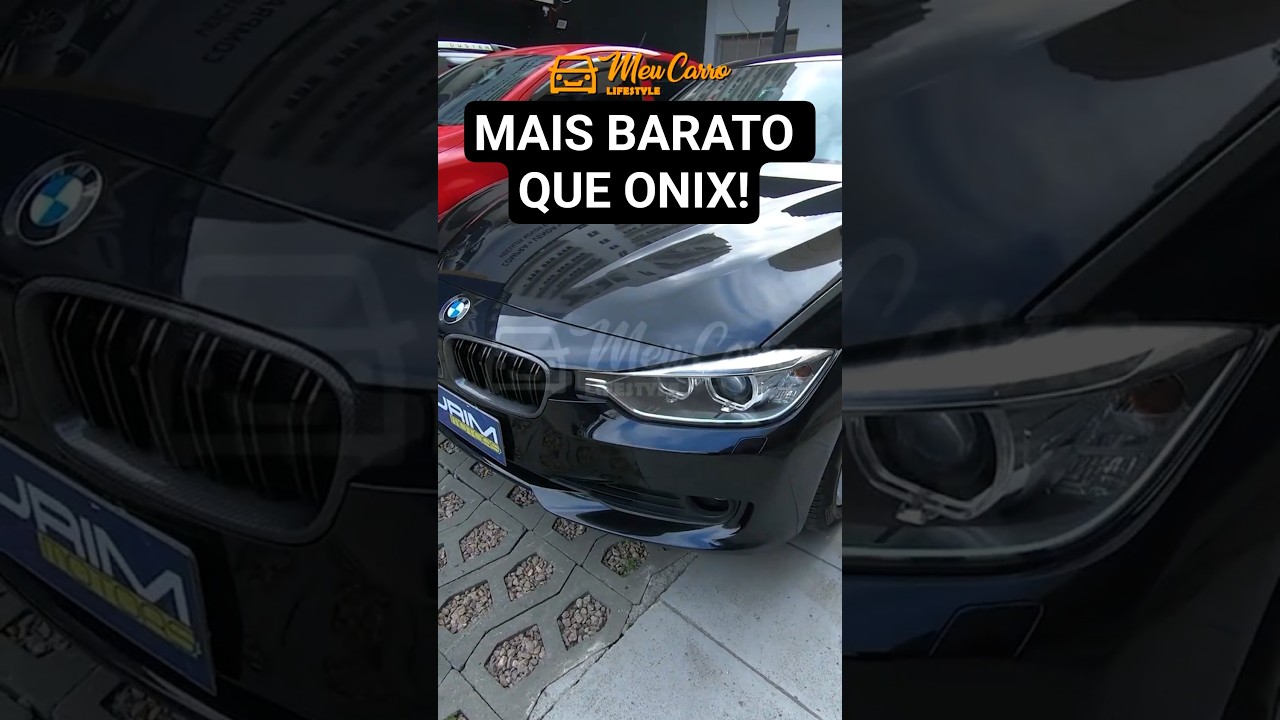 BMW DE LUXO mais BARATO QUE UM ONIX ZERO KM! #shorts