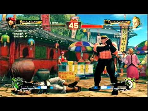 [BT]Uramesh1_BR(Akuma) VS GuitarExx(Abel) SSF4 AE 2012