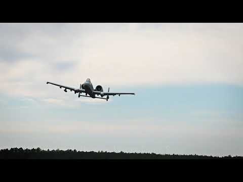 A-10 Thunderbolt IIs Live-Fire on Warren Grove Range