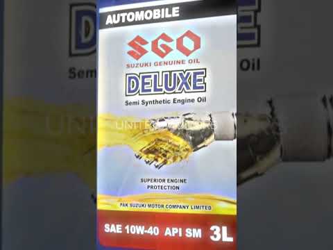 Thumbnail for Suzuki Genuine Delux Engine Oil | 10W40 #car #engineoil #oil #suzuki #products #automobile by Automobile, Suzuki, Car, Van