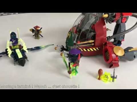 Vidéo LEGO Ninjago 70735 : Le Jet hybride de Ronin