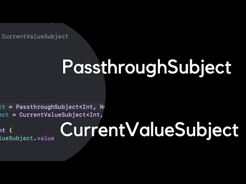 PassthroughSubject vs CurrentValueSubject in Combine | iOS | Swift