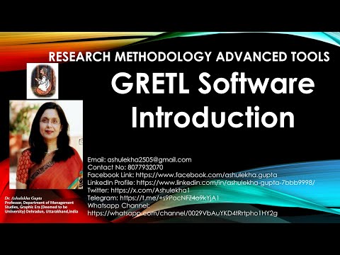 01 GRETL Software For Econometrics