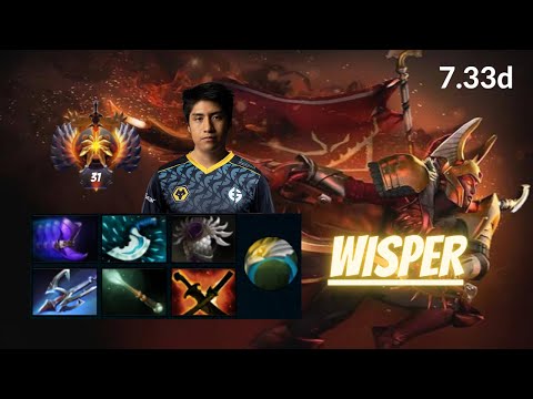 WISPER - LEGION COMMANDER [OFFLANE][7.33d]