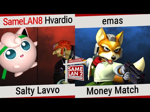 SameLAN 2: SotFB - hVardio (Jigglypuff, Ganondorf) vs emas (Fox) - Salty Lavvo