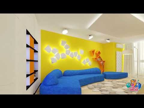 Wall decor. Creating a unique design in the interior of the room.