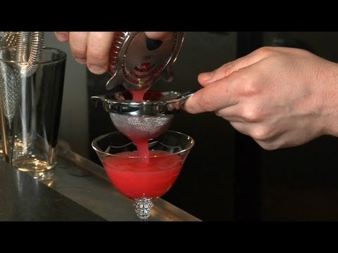 How to Strain a Cocktail - Raising the Bar with Jamie Boudreau - Small Screen