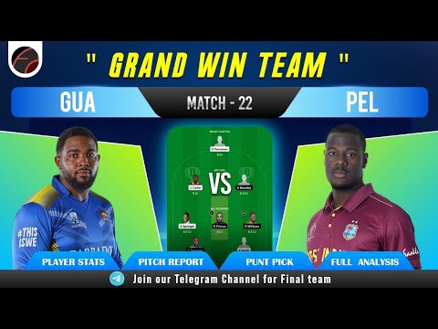 Gua vs Pel Dream11 Prediction | GUA VS PEL Barbados T10