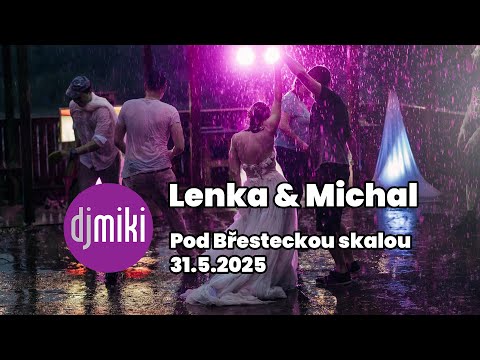 Svatební party v hustém lijáku – bouřlivá zábava pod Břesteckou skalou