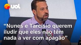 Boulos culpa Nunes, Tarcísio e Enel por apagão em São Paulo e diz que 'empresa tem que ser tirada'