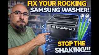 Stop Samsung Washer Shaking — Suspension Rod Replacement (WA50R5400AV/US DIY Fix)