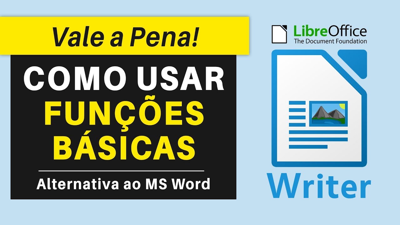 LIBREOFFICE WRITER: Como Usar as Funções Básicas | Tutorial