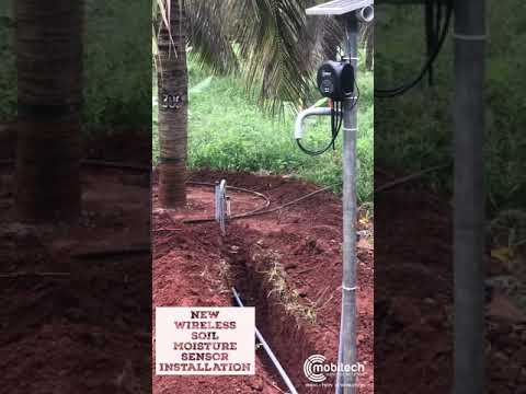 Soil moisture based irrigation automation by Mobitech, AI Artificial intelligence in Agriculture