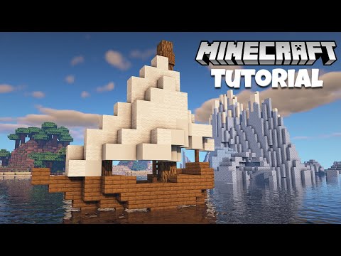 GeminiTay - How to Build a Simple Small Boat | Minecraft Tutorial