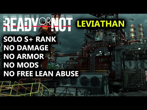 Leviathan - SOLO S+ RANK  (No Armor, No Damage, No Mods) - Dark Waters - READY OR NOT