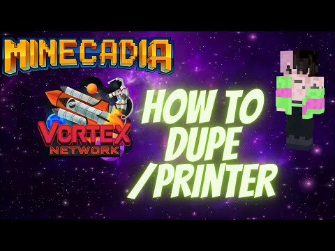 PeepMC - How To Dupe On Minecraft Using The Printer Plugin: (Minecadia, Vortex, etc...)