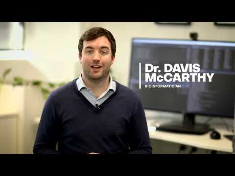 Dr Davis McCarthy, talks about the role of bioinformatics in medical research (includes captions)