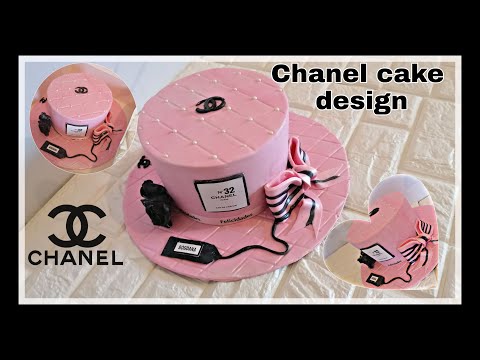 طريقة تزيين كيكة شانال راقية بكل بساطة chanel  Cake toturial