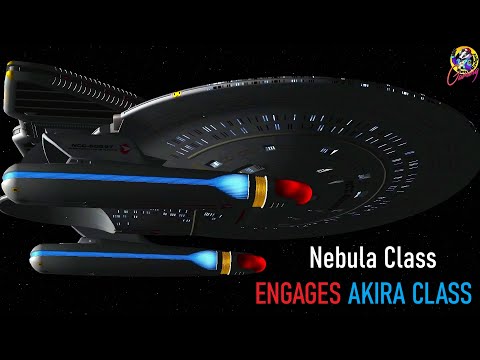 Nebula Class VS Akira Class - Both Ways - Star Trek Starship Battles - Bridge Commander
