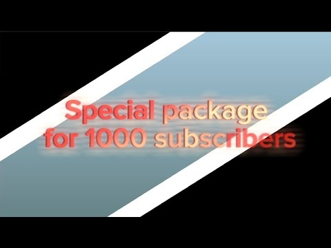 1000 Subscriber special pack |stick nodes|