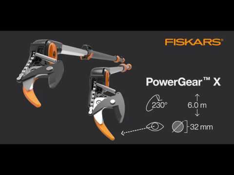 Fiskars 1023624 FSK1023624 UPX86 Powergear Telescopic Bypass Tree Pruner Cutter 2.4m - 4m