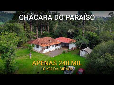 CHÁCARA MUITO LINDA POR APENAS 240 MIL - SEU FUTURO PEDAÇO DO PARAÍSO