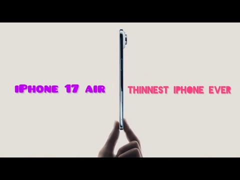Discover the all-new iPhone Air 2025 Apple’s thinnest and lightest iPhone ever – full design reveal!