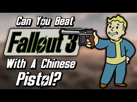 Can You Beat Fallout 3 With Only A Chinese Pistol?