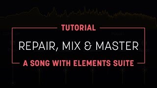 Video thumbnail for Repair, Mix, and Master a Song with iZotope Elements Suite by iZotope, Inc.