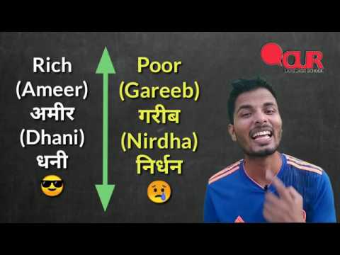 Learn Antonyms in Hindi Part-3//हिंदी में विलोम शब्द सीखे with native Hindi speaker Rizwan Khan
