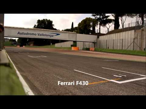 Thumbnail for Lancer Evolution, Ferrari f430, Radical SR3 and Lotus Exige race car sounds by Ferrari, Ferrari F430, Car