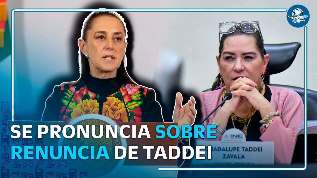 Sheinbaum respalda renuncia de Guadalupe Taddei al INE y pide investigar señalamientos